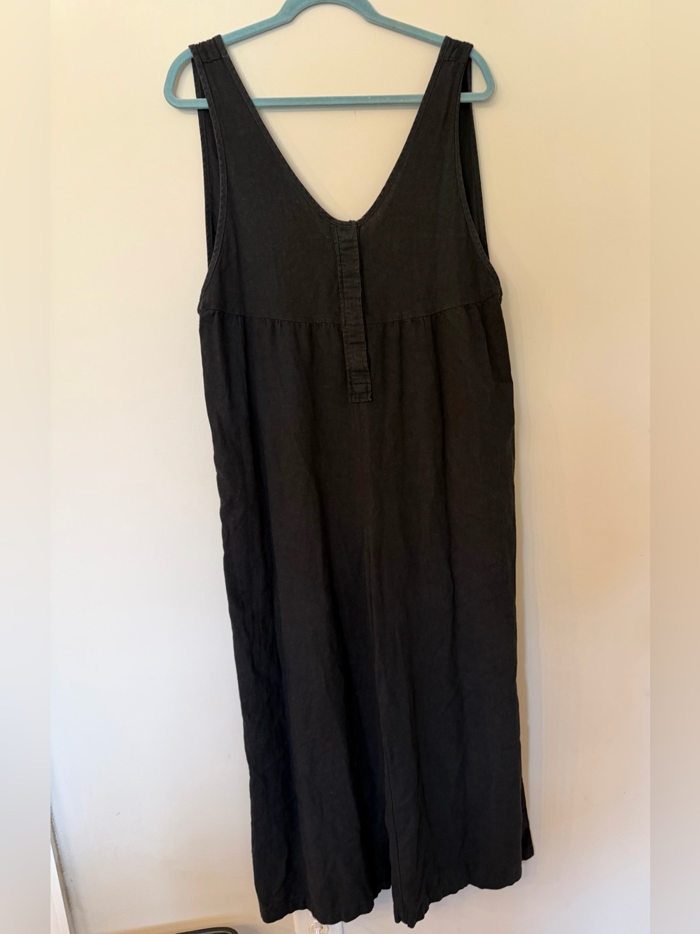 Minimalist lagenlook wide leg jumpsuit size XL